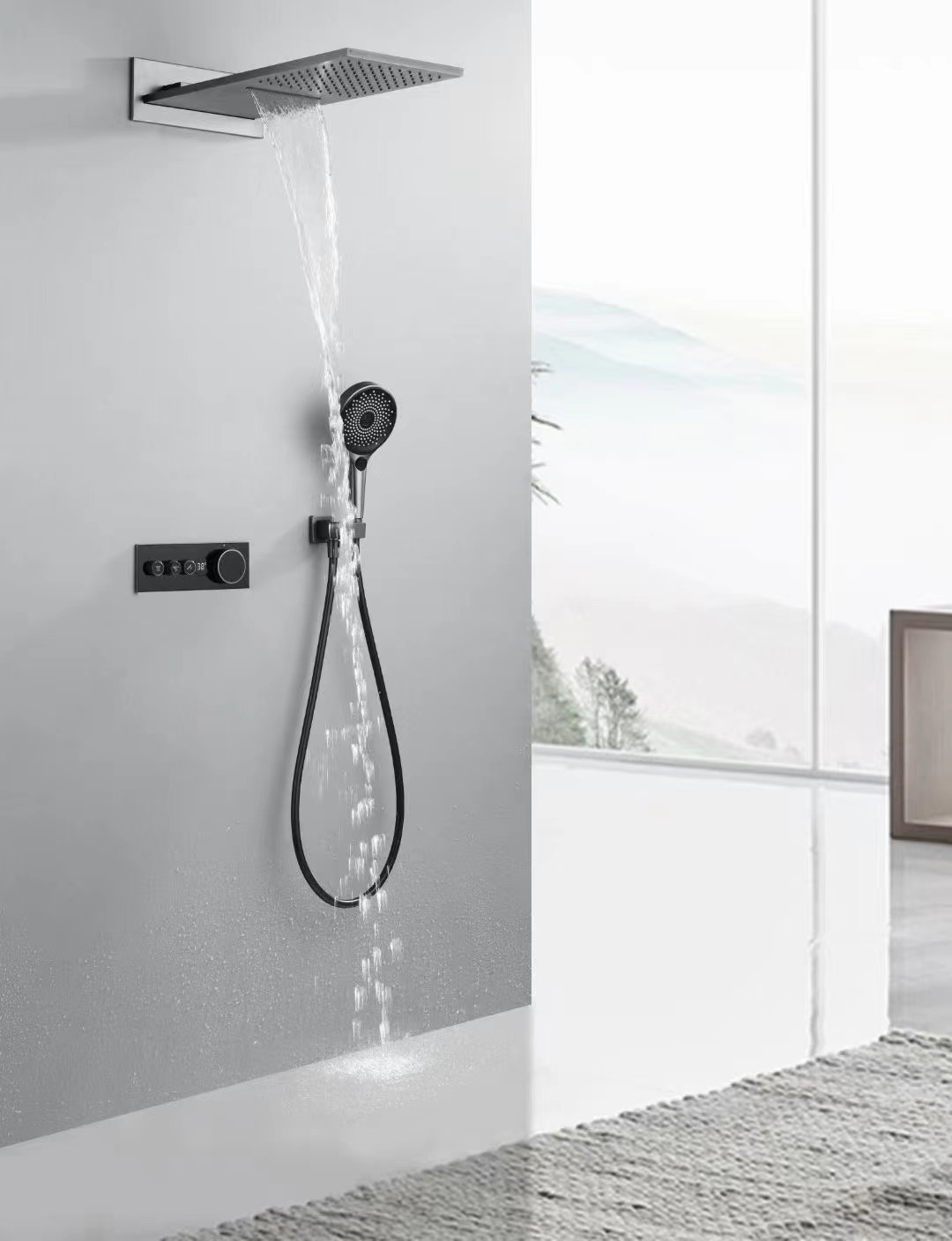 Advantages of concealed shower set