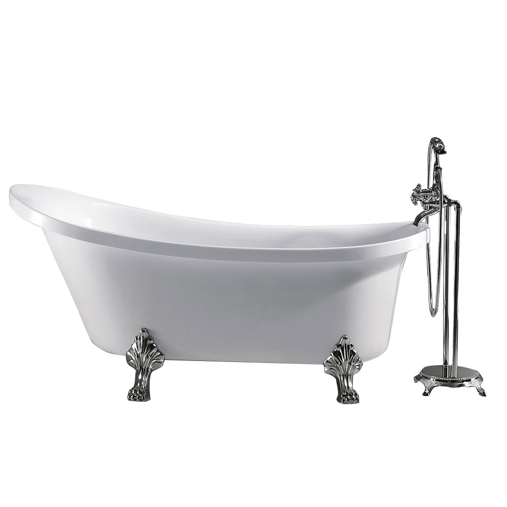 Acrylic Clawfoot Bathtub