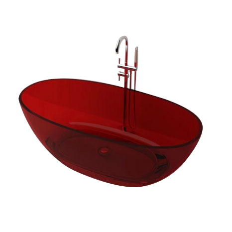 Acrylic Transparent Bathroom Bathtub