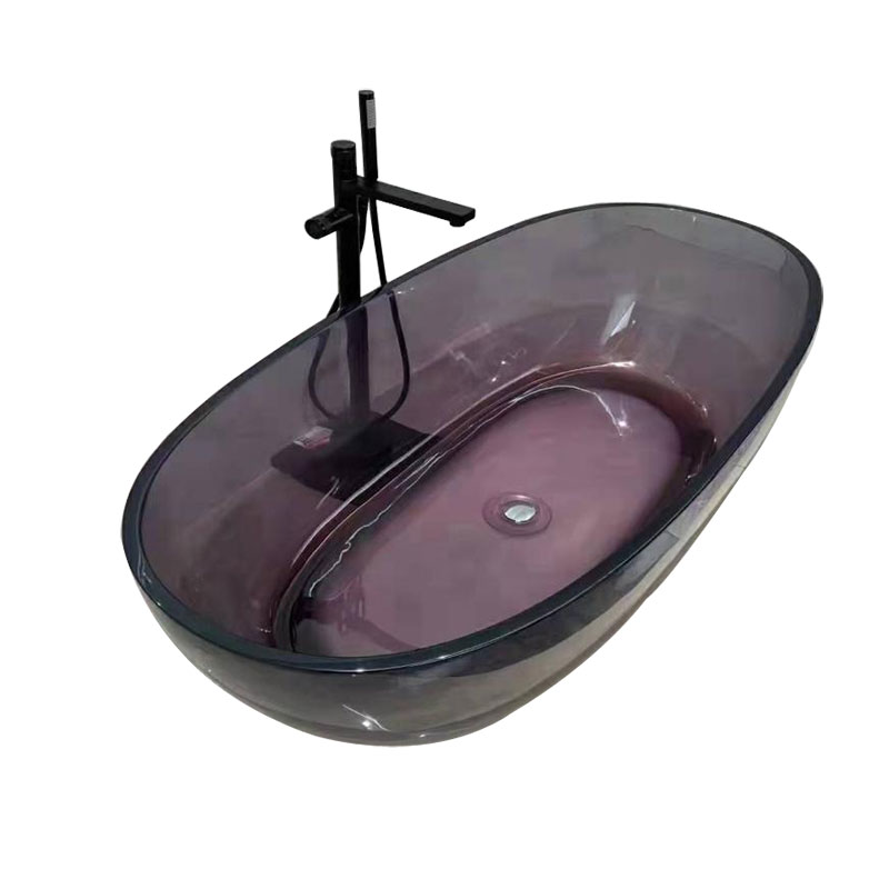 Acrylic Transparent Freestanding Bathtub