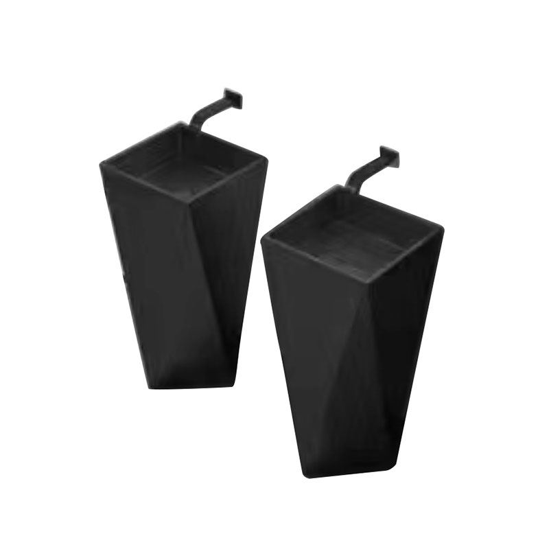 Black Double Stainless Steel 304 Column Basin