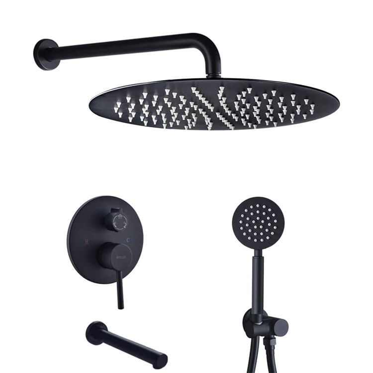 Black Shower System