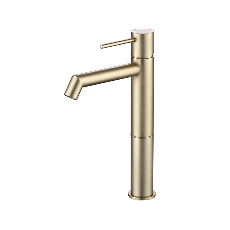 Brushed Gold Bathroom Tap