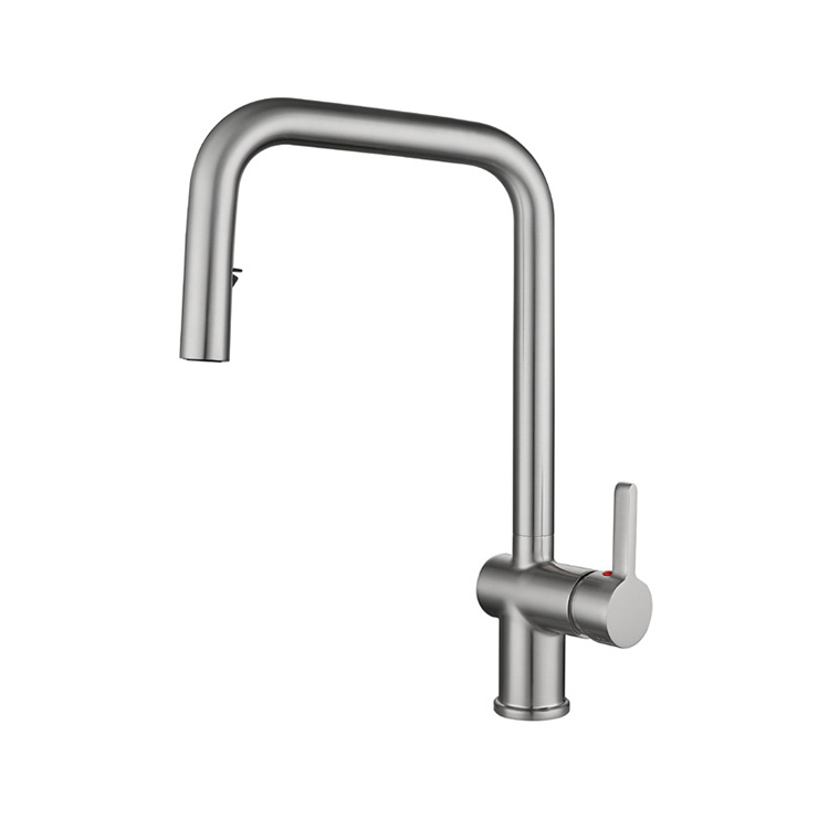 Brushed Nickel Ktichen Tap