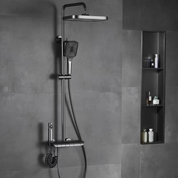 Gun Grey Conceal Shower Set