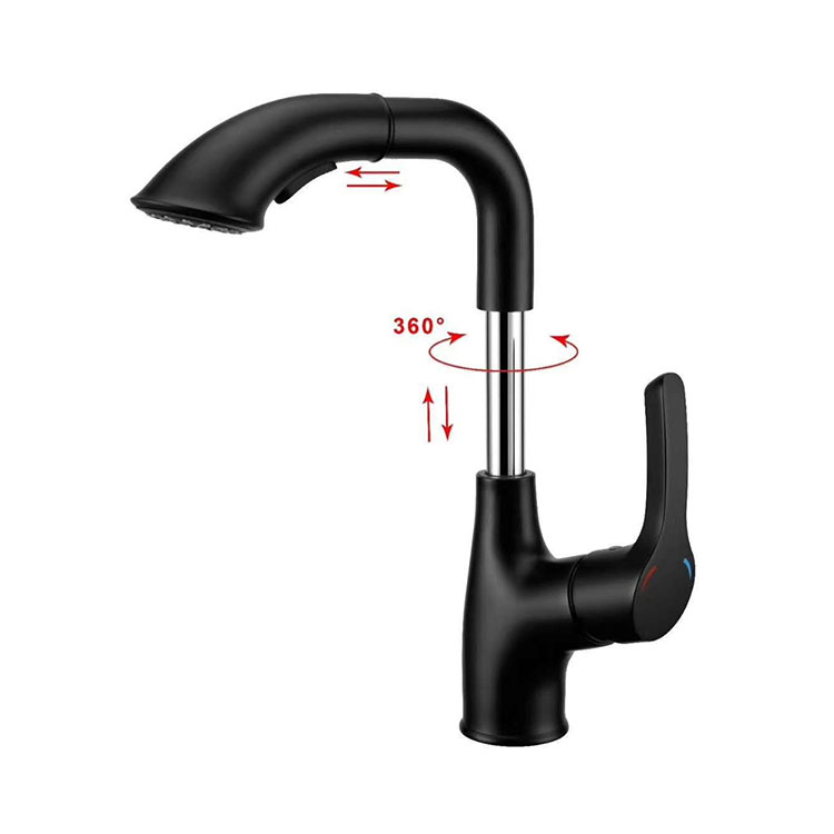 Pull-down Basin Mixer